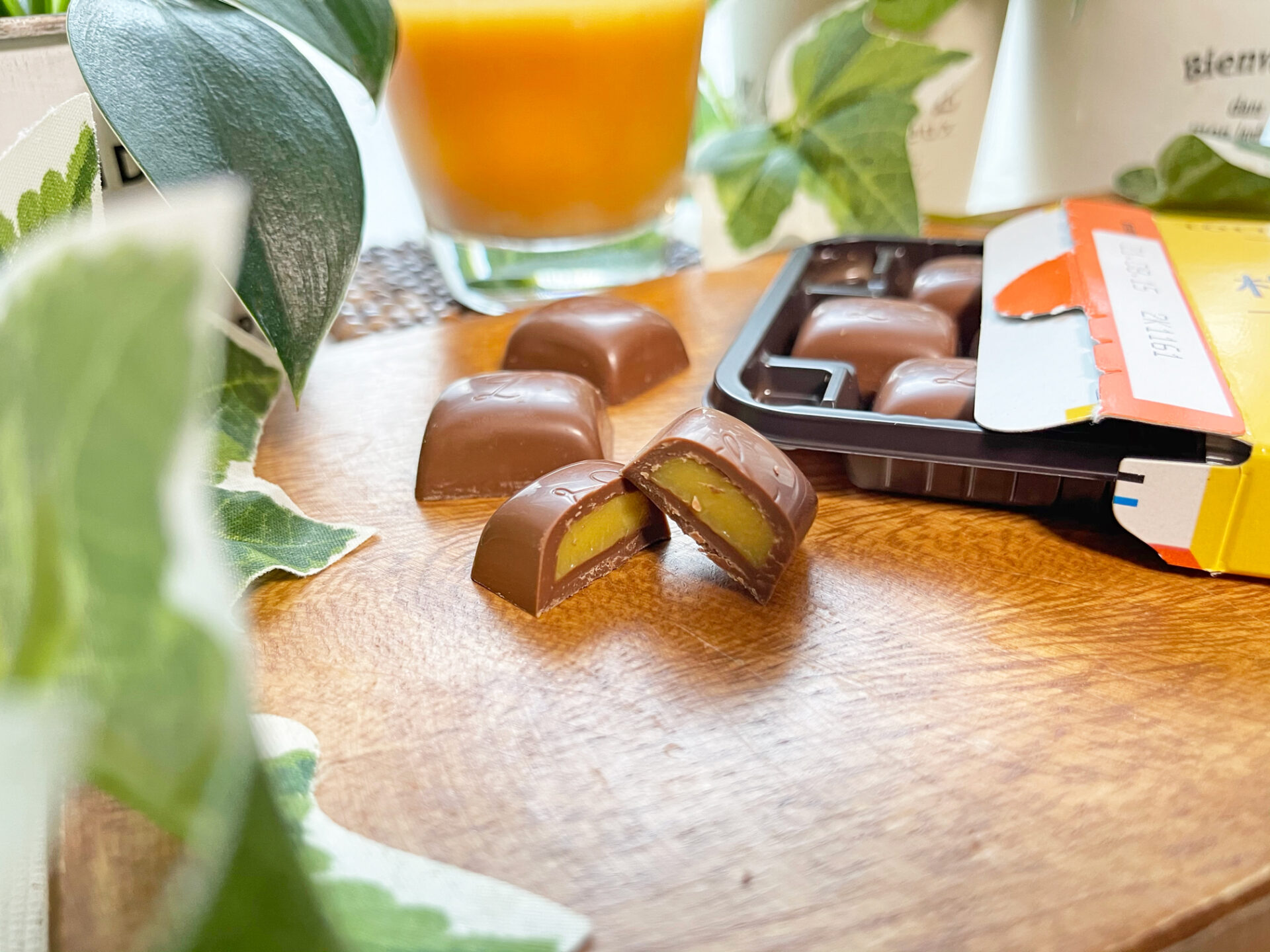 ロッテ『とろっと柑橘リキュールのチョコレート』
