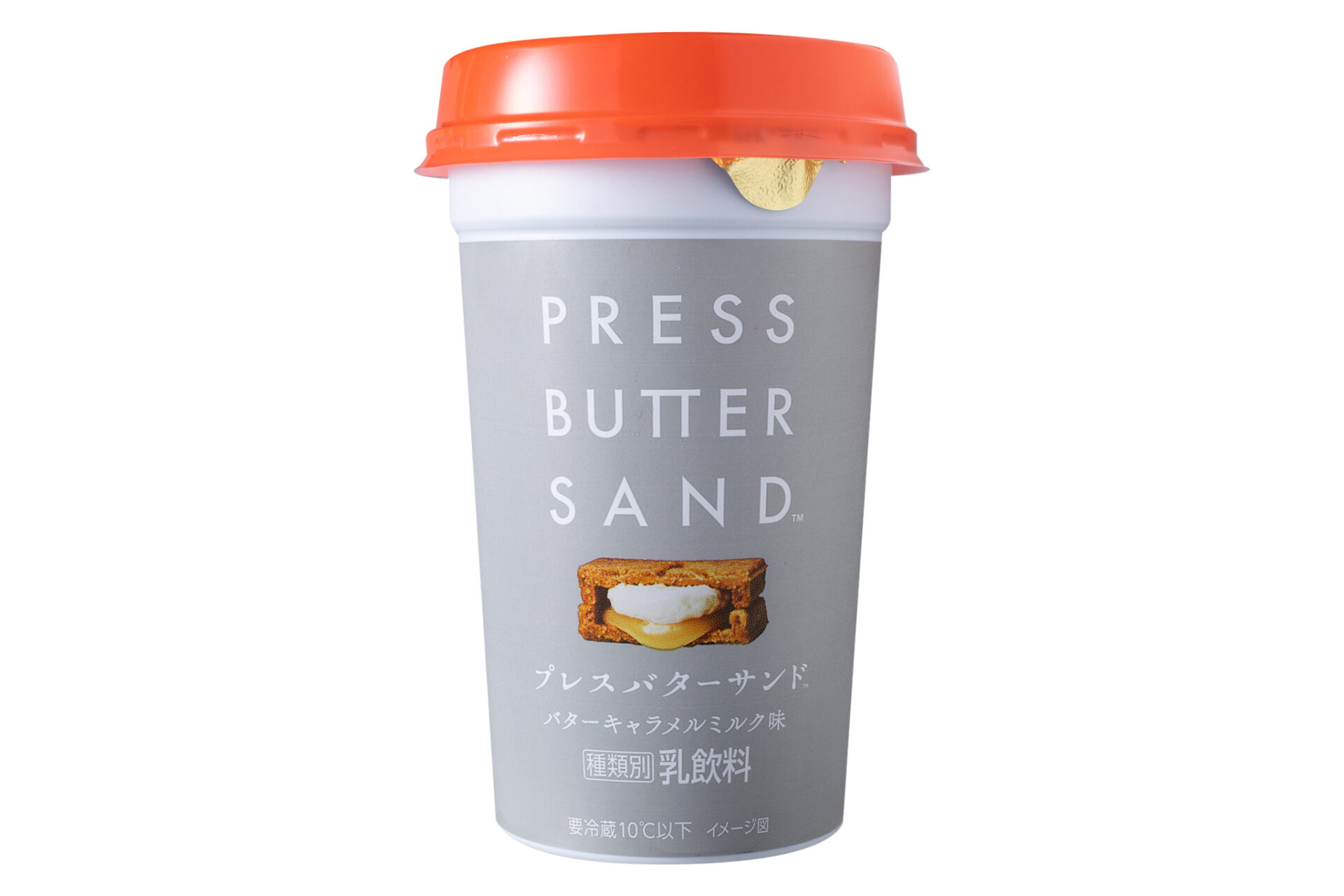 森永乳業『PRESS BUTTER SAND プレスバターサンド バターキャラメルミルク味』