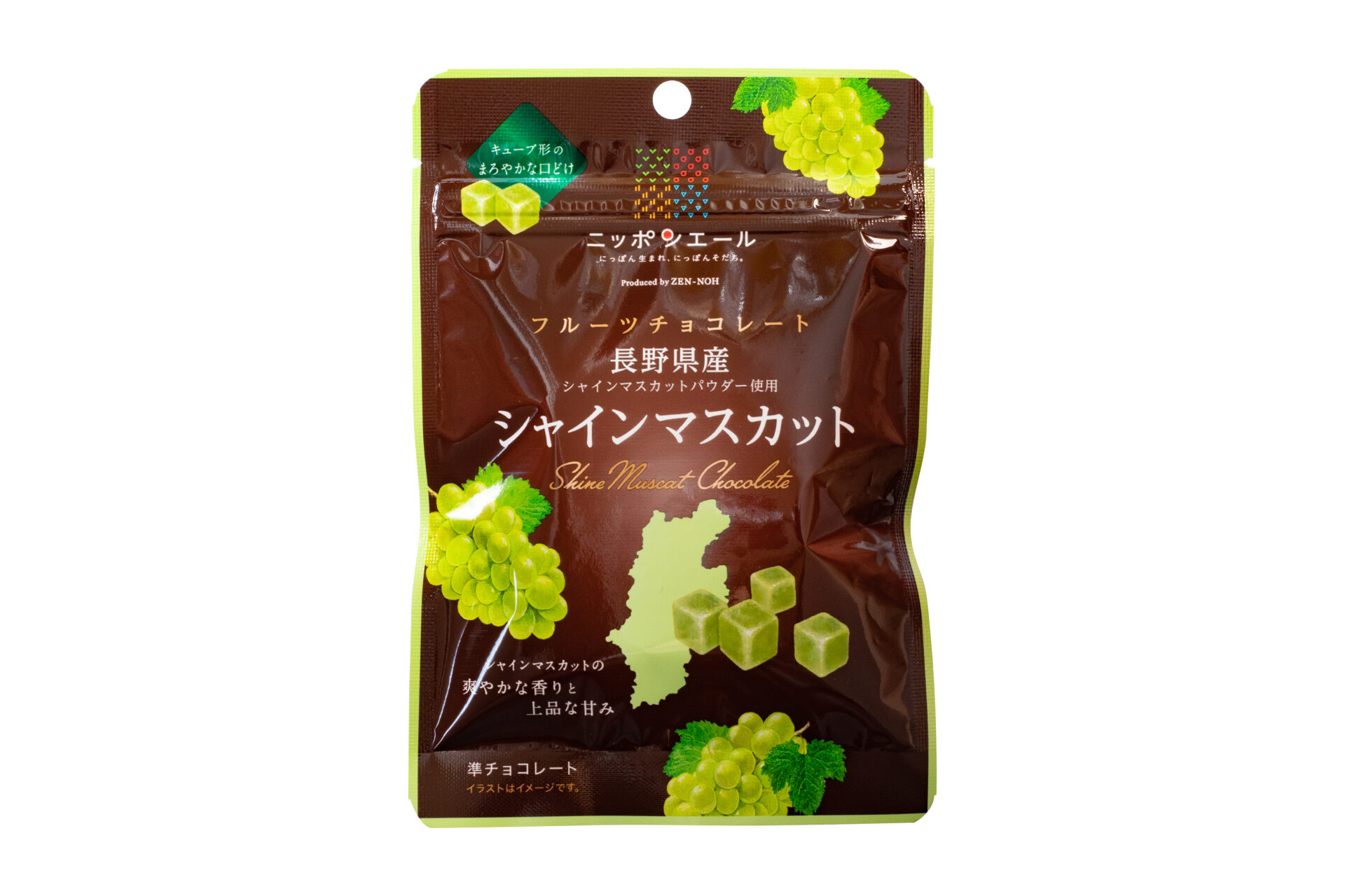 全国農協食品『ニッポンエール 長野県産マスカット フルーツチョコレート』