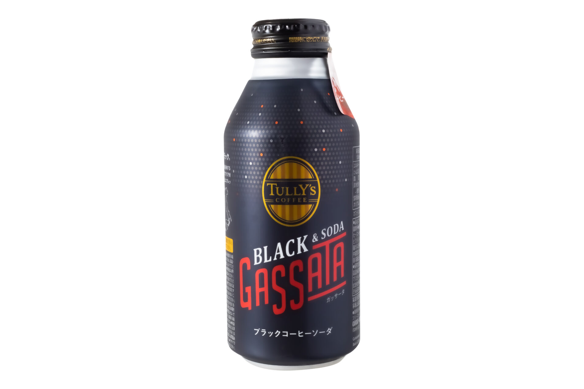 伊藤園伊藤園『TULLY’S COFFEE BLACK & SODA GASSATA ボトル缶 370ml』